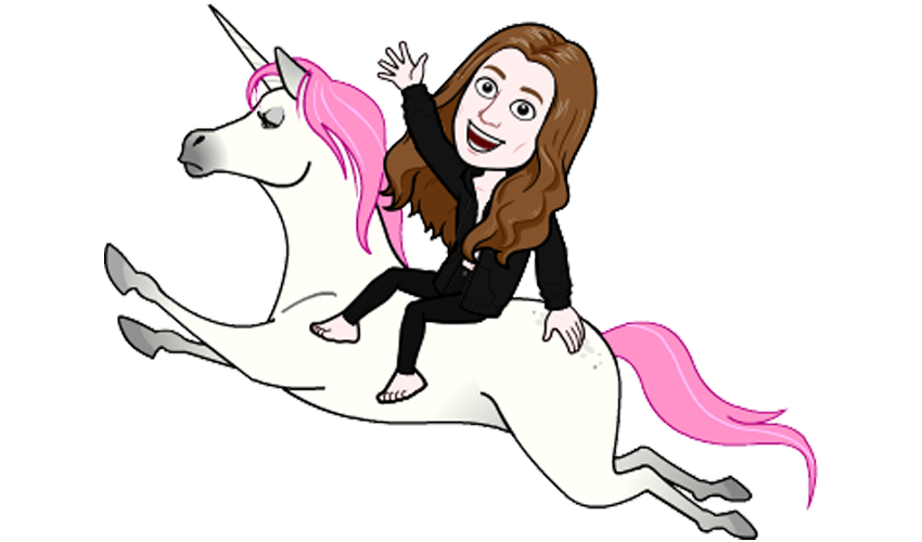 Just like this bitmoji riding a unicorn, we're looking for unique talent to add to our team.